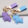 PU Leather Goat Keychain Handmade Animal Keychain Sheep keychain  Zodiac Year of the Sheep Gift