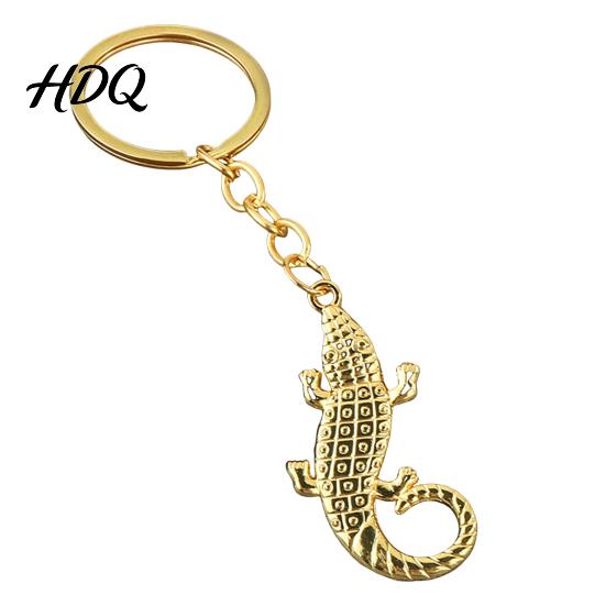 Metal Keychain Pendant Crocodile for Backpack Simulated Animal Car Key Lightweight Ring Decorative Backpacks and Handbags Daily Use Chains