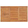 3 Piece Garden Dining Set Solid Teak Wood