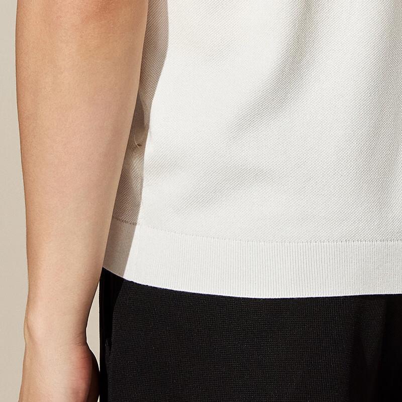 Antonio Men's Wool Blend Short Sleeve Knit Polo Shirt