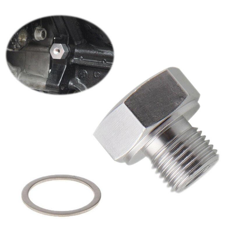 M12x1.5 M16X1.5 Female To 1/8 NPT Male Aluminum New Oil Pressure Sensor Adapter Connector For LS Engine Fuel System Fittings7