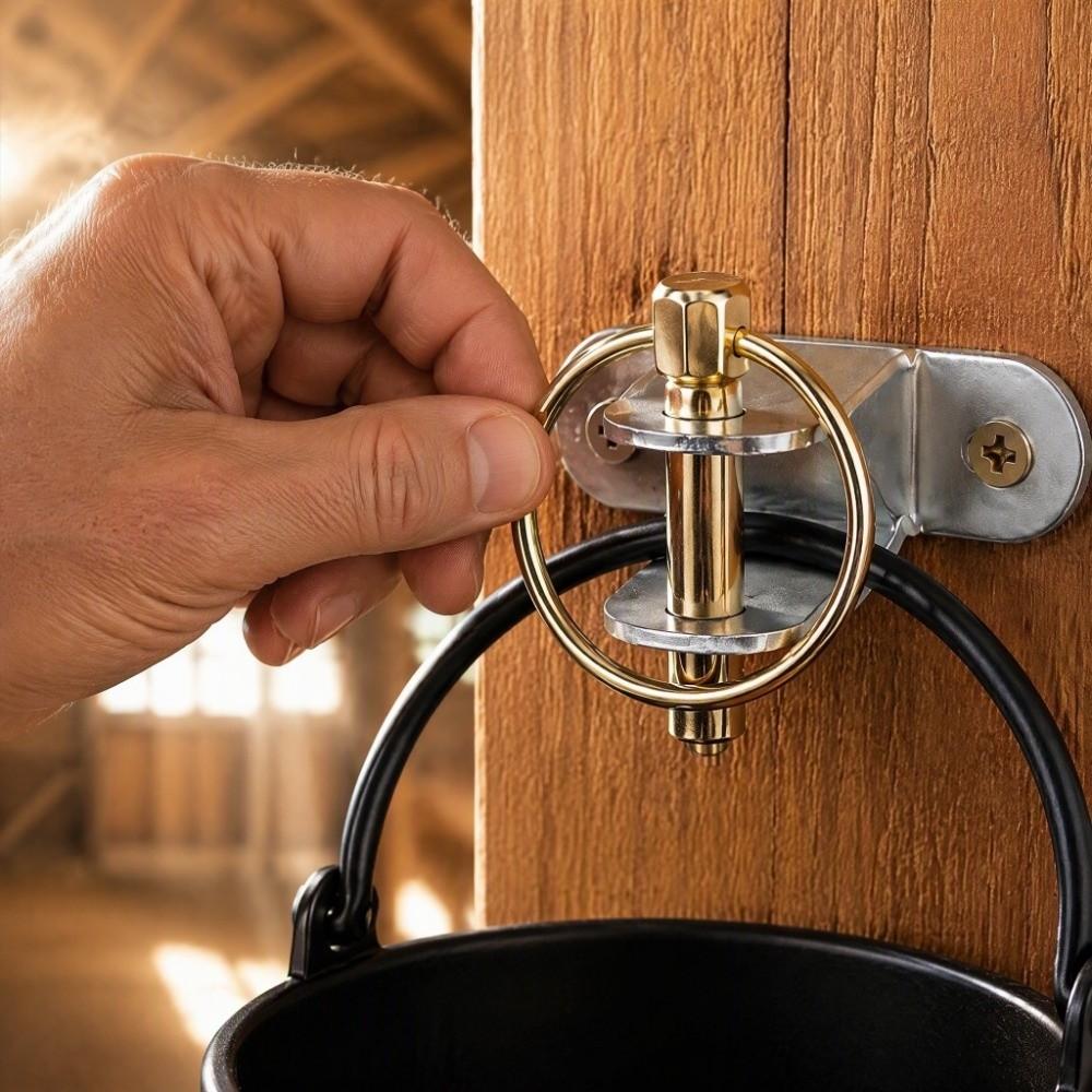 Stable Feed Bucket Holder Heavy Duty Bucket Bracket Equestrian Bucket Hanger Horse Feeding