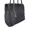 PRADA Triangular logo Tote Bag black Women used