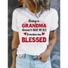 Summer Letter Love Printed Casual Short Sleeved Women's T-shirts