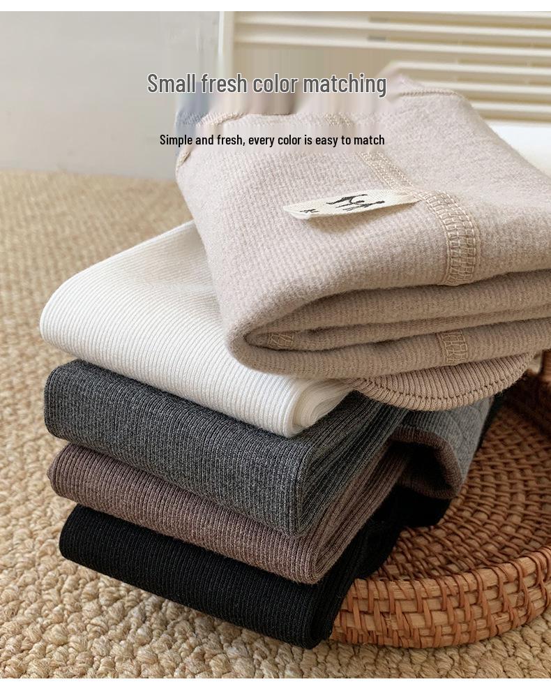 Fleece-lined Kids' Pantyhose & Leggings, Non-slip Dance Socks, and Bodysuits for Spring & Autumn.