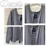 Korean College Style Striped Patchwork Two-Piece Women's Knitted Sweater