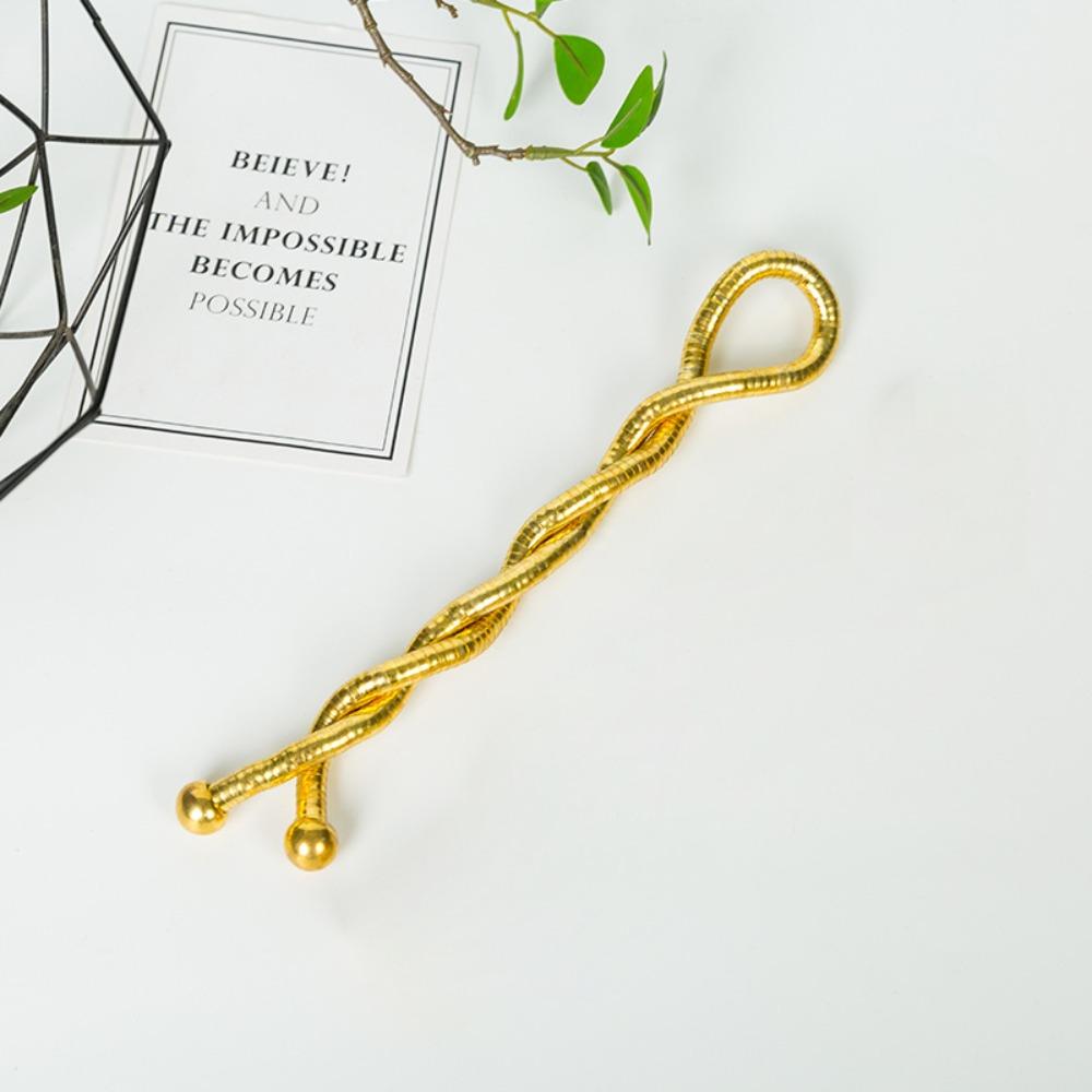 

New Arbitrary Shape Curtain Buckle Durable Twistable Curtain Holdback Easy to Use Curtain Tiebacks золотой