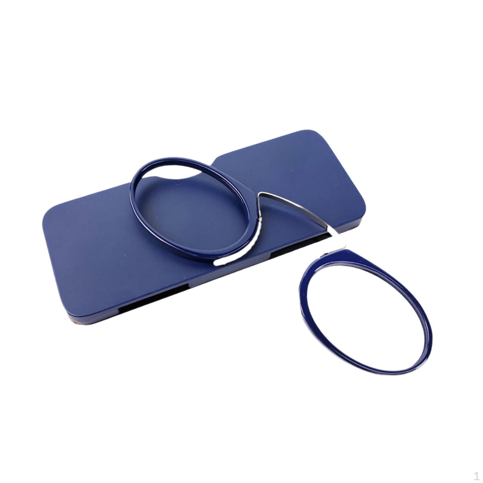 

Mini Armless Reading Glasses Compact Nose Clip for Traveling