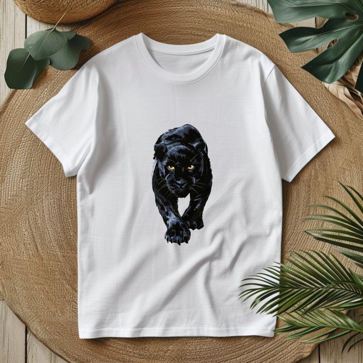 

Black Panther Fierce Printed Unisexs TShirt Cool Graphic Tees for Women Tops Tees Streetwear Y2k Clothes Women Clothing T Shirt S