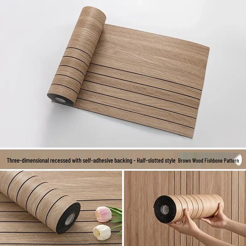 

3D ПВХ Водонепроницаемые Самоклеящиеся Наклейки на Стену - Декор для Фона ТВ и Обои 40cm*3m, 2.8mm thick, self-adhesive