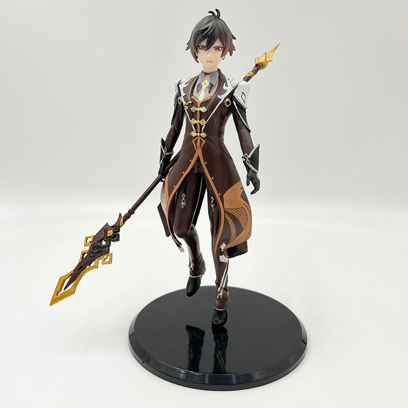 19cm Genshin Impact Zhongli Anime Figure Genshin Impact Xiao Vigilant Yaksha Action Figure Klee /Qiqi Figure Collectible Doll Toy