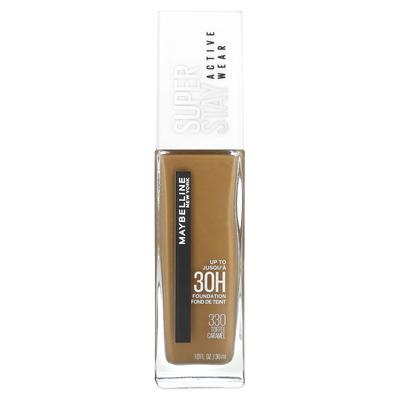 Super Stay, Aktif Giyim Fondöteni, 330 Toffee, 1 fl oz (30 ml)