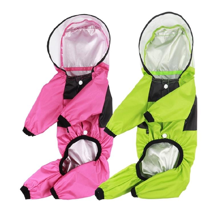 Dog Jackets Hooded Raincoats Pet Dog Rainsuit Pet Clothes Jackets Travel Gear