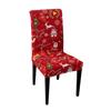 Christmas Cartoon Chair Cover Elastic Festival Party Dining Chairs Stool