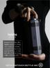 CB Japan Octabottle Long Shoulder a 460ml Water Bottle with a Dark and a Dedicated Shoulder Strap 460, Direct-drink, Vacuum-insulated, Dual-wall