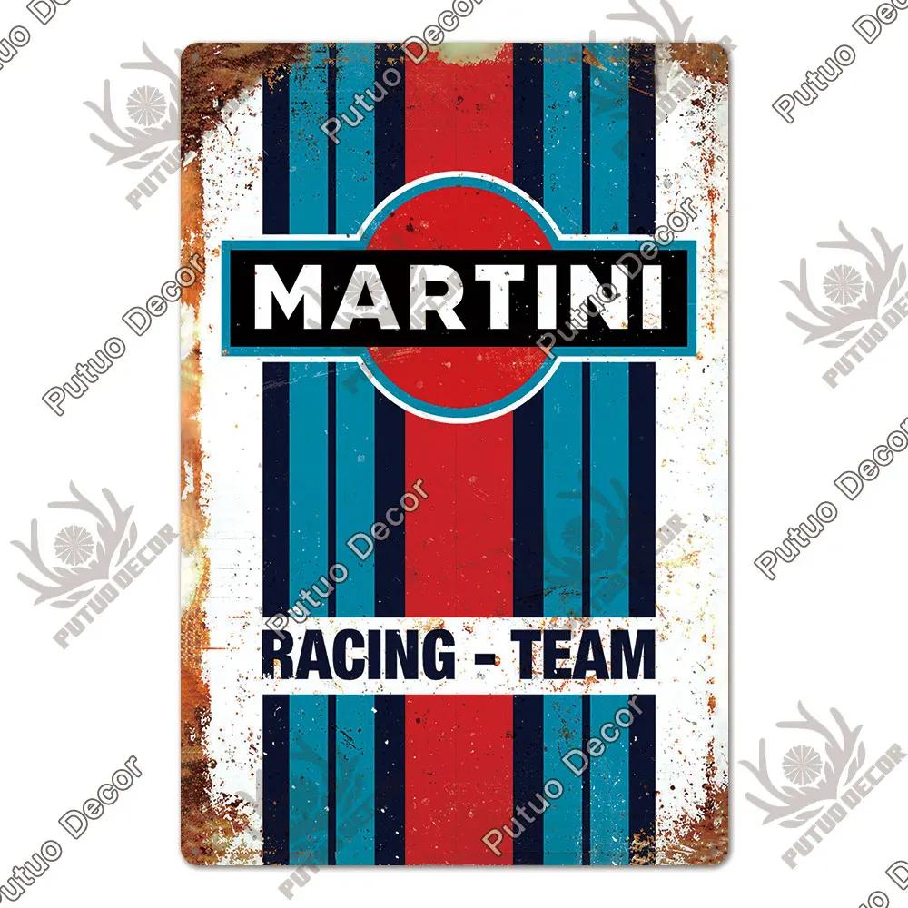 Putuo Decor Gas Oil Garage Vintage Metal Signs Tin Sign Retro Garage Decor Bar Pub Garage Gas Station Decorative Iron Plates