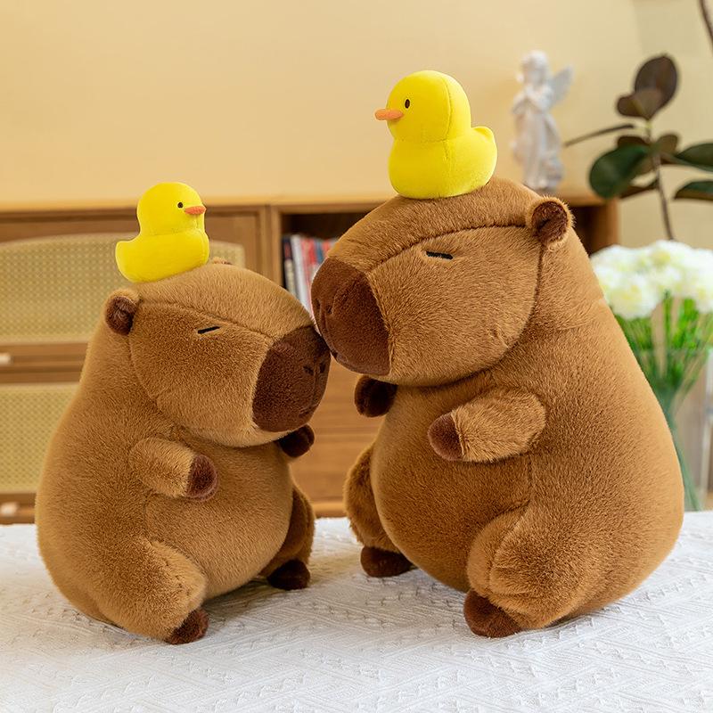 30/40/50cm Capybara Plush Doll Cute Capibara Anime Fluffty Toy Kawaii Plushie Birthday Doll Gift for Kids Soft Stuffed Animals