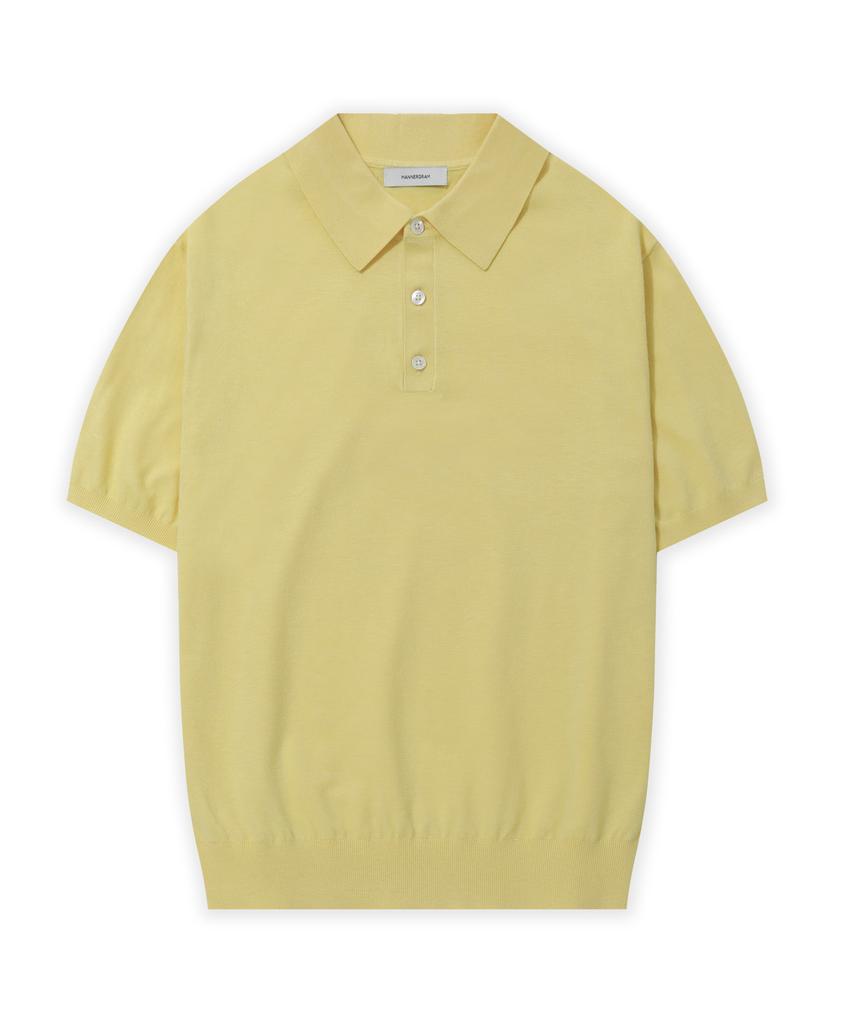 MANNERGRAM Technova Solis Collared Short Sleeve Knit - 10 Colors (Type A)