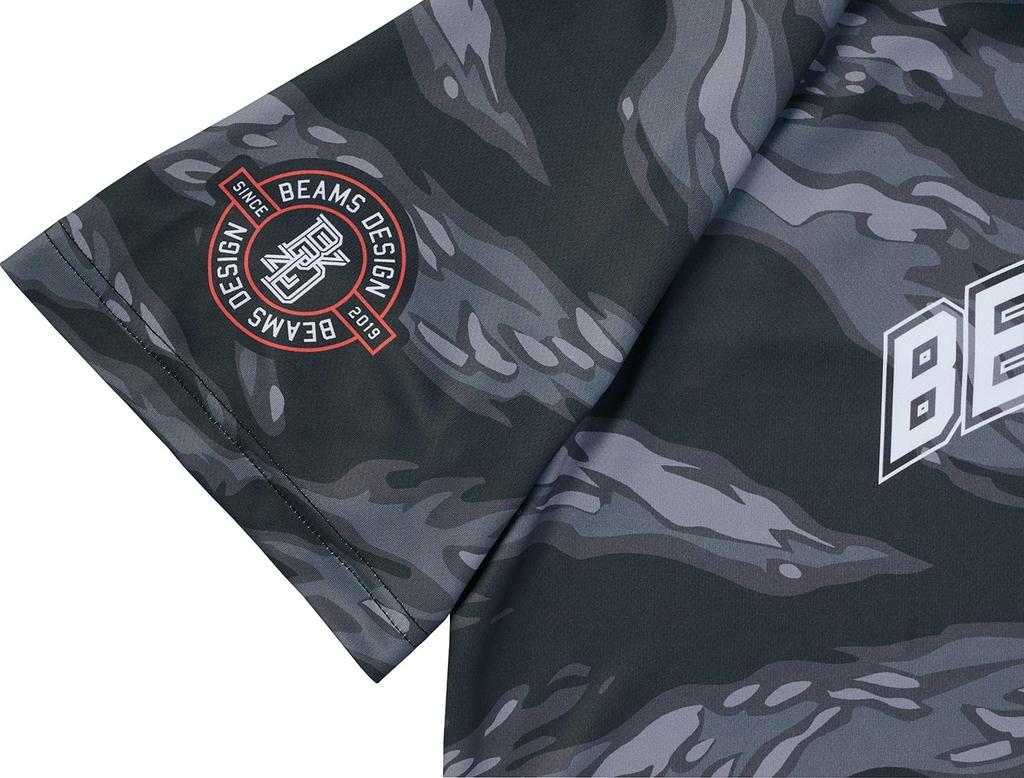 ZETT Baseball ZETT by BEAMS DESIGN Layer Black Size BOT77606 Top, Shirt, (1900), O,