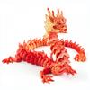 3D Printed Dragon Egg Figures Gemstone Multi-Jointed Movable Dragon With Wings Toys Tabletop Decorative Ornament Birthday Gifts