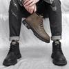 Fashion 2024 Classic Genuine Leather Ankle Boots for Men Luxury Brand All-match Mens Hiking Sneakers Handmade Male Low Top Casual Shoes