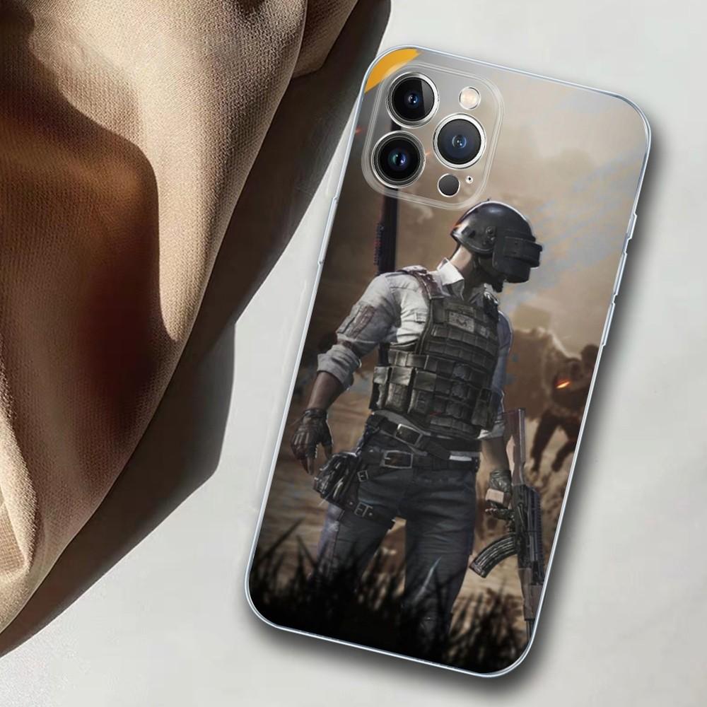 PUBG Phone Case For iPhone 14 11 12 13 Mini Pro XS Max Cover 6 7 8 Plus X XR SE 2020 Funda Shell