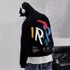 23 Cross-border European and American trendy brands REPRESENT color letter R printing hooded sweater men's and women's high street hoodie jacket