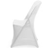 No-iron catering chair cover - white