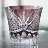 Japanisches Edo Kiriko Handgeschnitztes Whiskeyglas