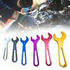 Pack Of 6 Aluminum Wrench AN Tube Fitting Wrenches Hand Tool For Automotive Repair Modification Strong Holding Power