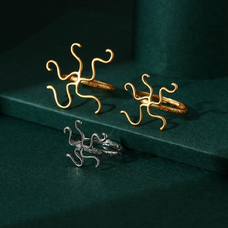 Women Opening Blank Rings Base Bracket Tray DIY Setting Jewelry Findings Making