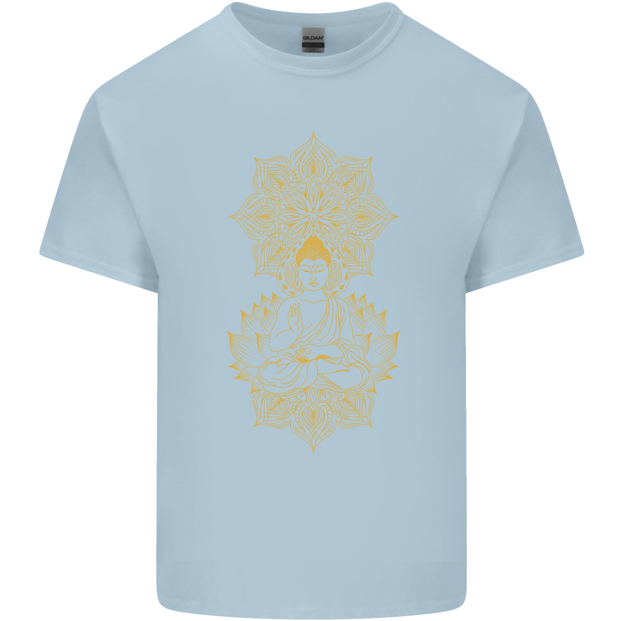 Unisexdala Buddha Art Unisexs Light Cotton TShirt S