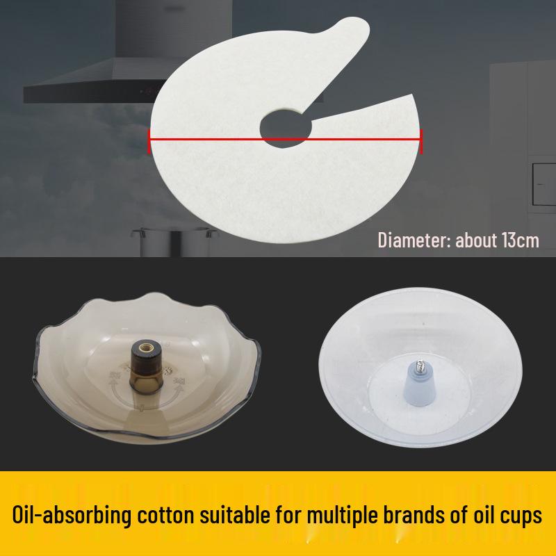 Universal Disposable Non-Woven Range Hood Oil Cup Liner - Oil Stain Isolation and Absorption Pad