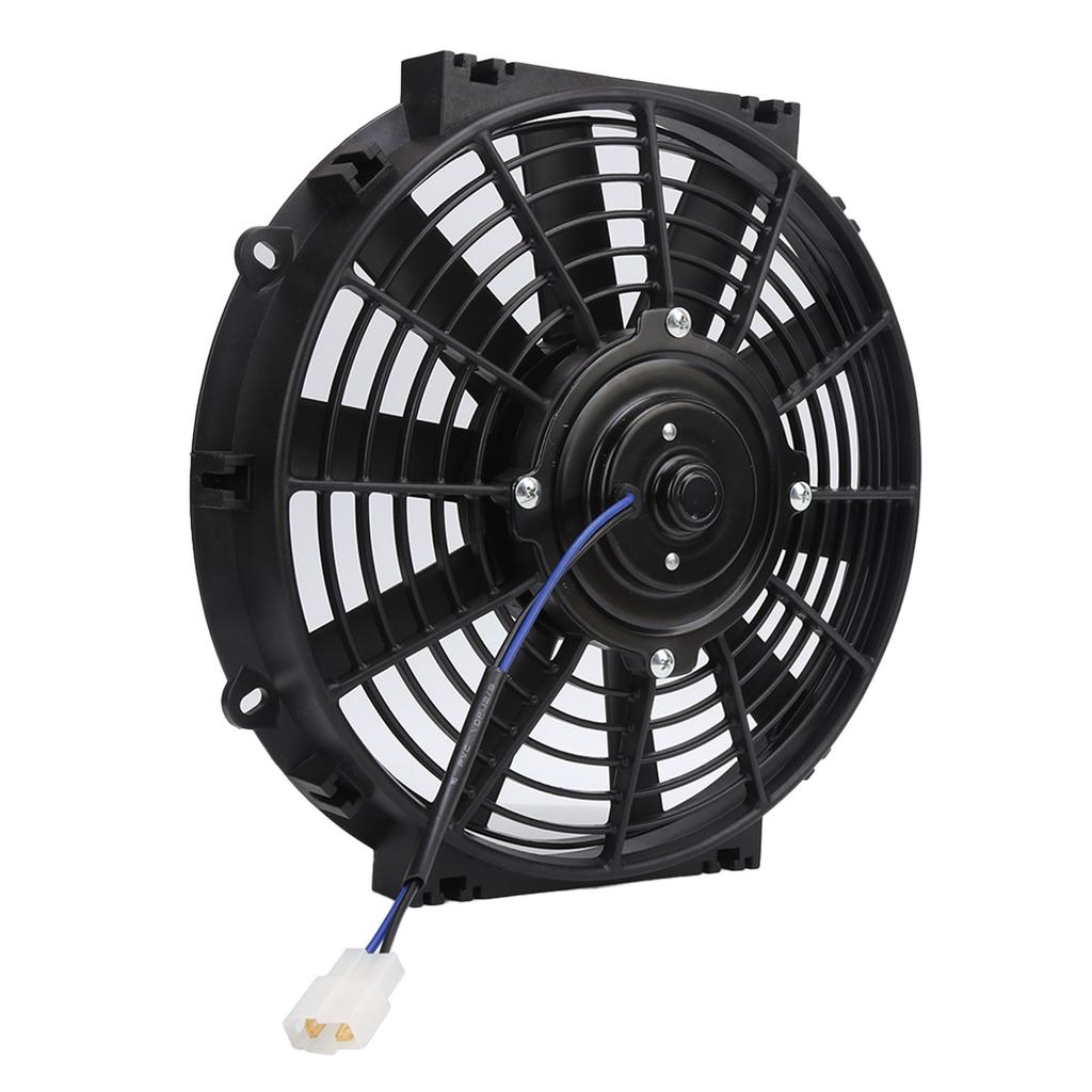 10in Slim Electric Cooling Fan Radiator 24V 80W 2100RPM 10 Straight Blades Universal for Car