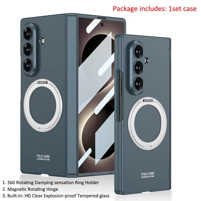 Magnets Magnetic 360 Rotating Ring Holder Protector Case For Samsung Galaxy Z Fold8 Ultra Fold 8