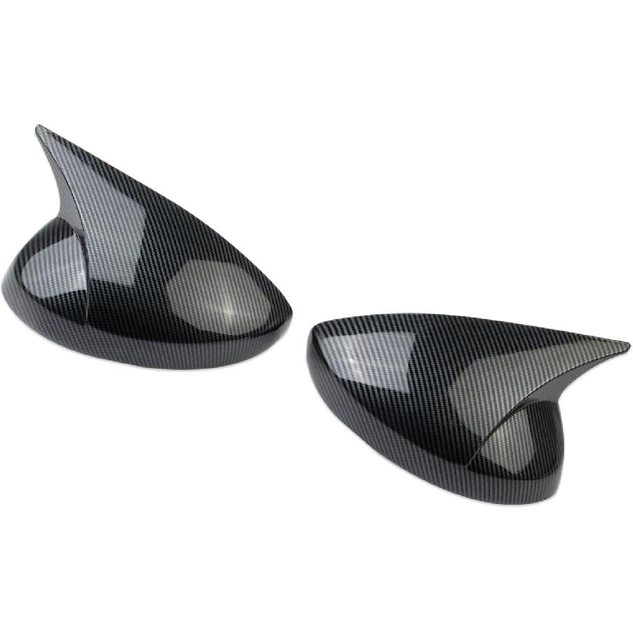 Seitenrückspiegel-Schutzabdeckung Formteil im Carbonfaser-Stil für 2023-2025 Acura Integra (Spiegelkappe - für ohne Blinker)