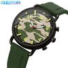 Top Brand New Silicone Quartz Watch Sport Retro Fashion Simple Design Camouflage Men's Watch