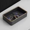 Influencer Entryway Storage Basket & Organizer: Rectangular Long Tray for Desktop & Cosmetics