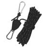 Tent Rope Hanger Adjusted Internal Gear Ratchets Liftings Pulleys Lanyards Plant Growth Tent Lanyards with Carabiner