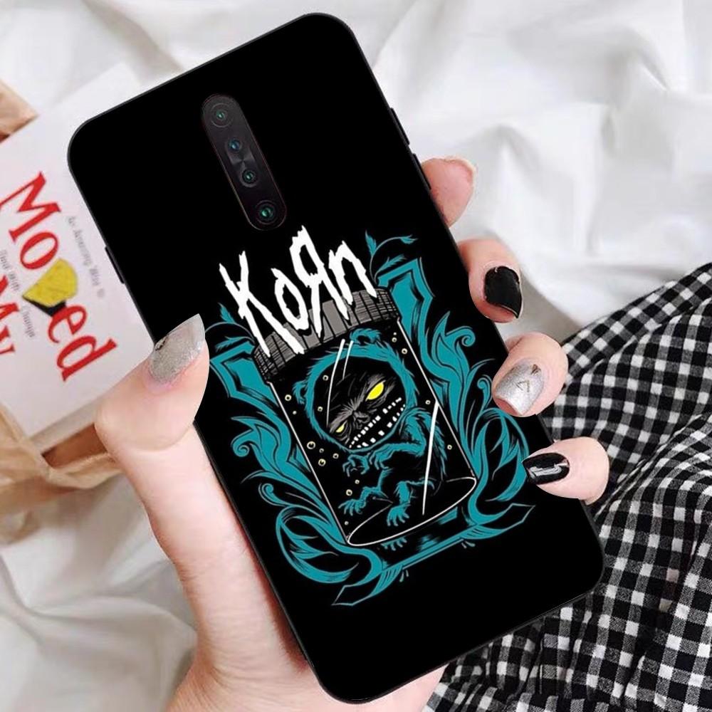 K-korn Music Hot Band Phone Case For Redmi 5 6 7 8 9 10 Plus Pro 6 7 8 9 A GO K20 K30 K40 Pro Plus F3 Fundas