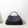 Elegant Commuter Clutch Bag, Genuine Leather Handbag, Large and Small Pleated Bags, High-end Simple Crossbody Bag