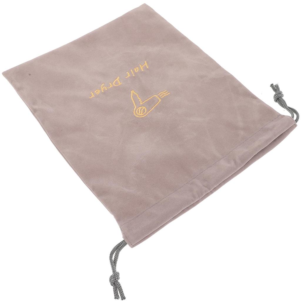 FRCOLOR Hair Dryer Portable Drawstring Fabric Travel Storage 23x9 Inches Bag, Pouch, Lightweight,