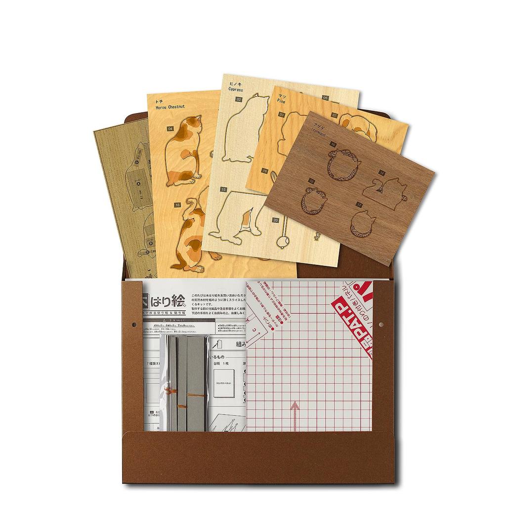 KINOWA "Tatoe Jin No Uchi Part 3" Woodcut Original Handmade Kit Ukiyo-e Utagawa Kuniyoshi Cat Made In Japan