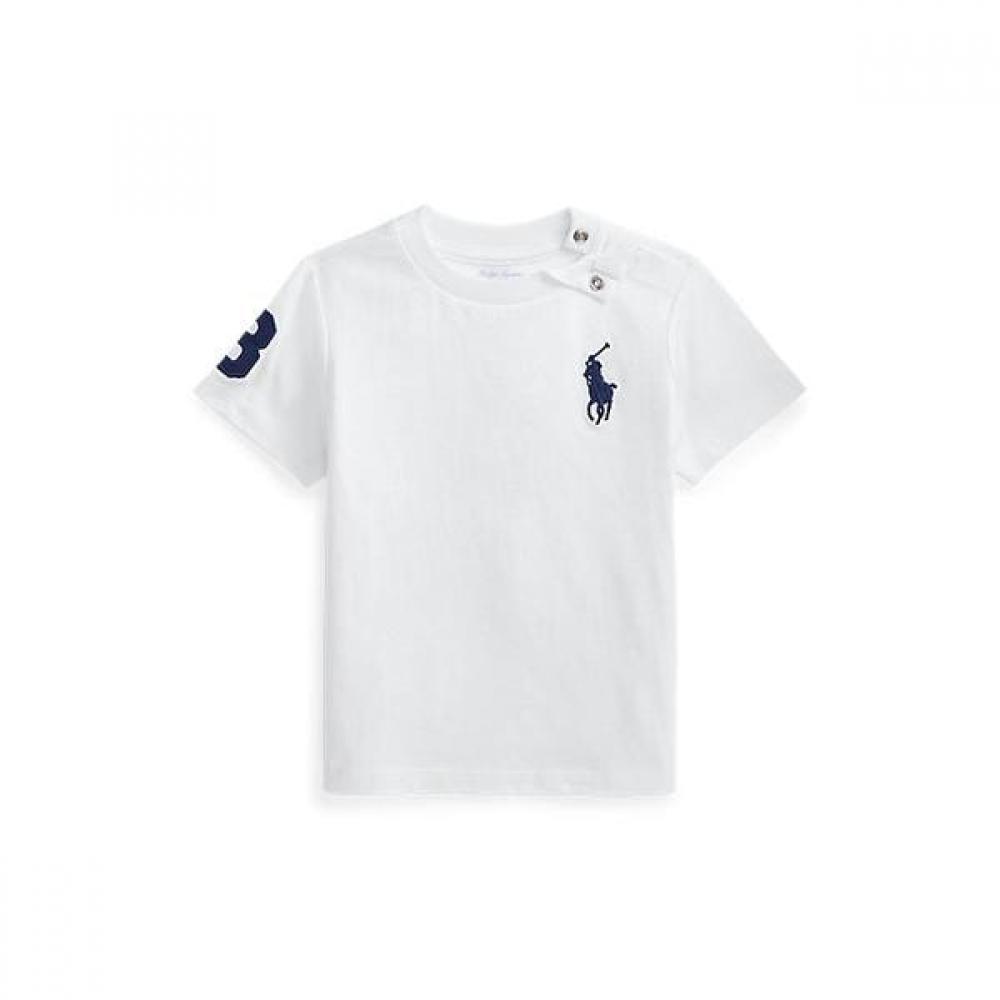 Ralph Lauren Baby Boy Big Pony CoTTon Jersey T shirT cwpoTshi8020119100 18M