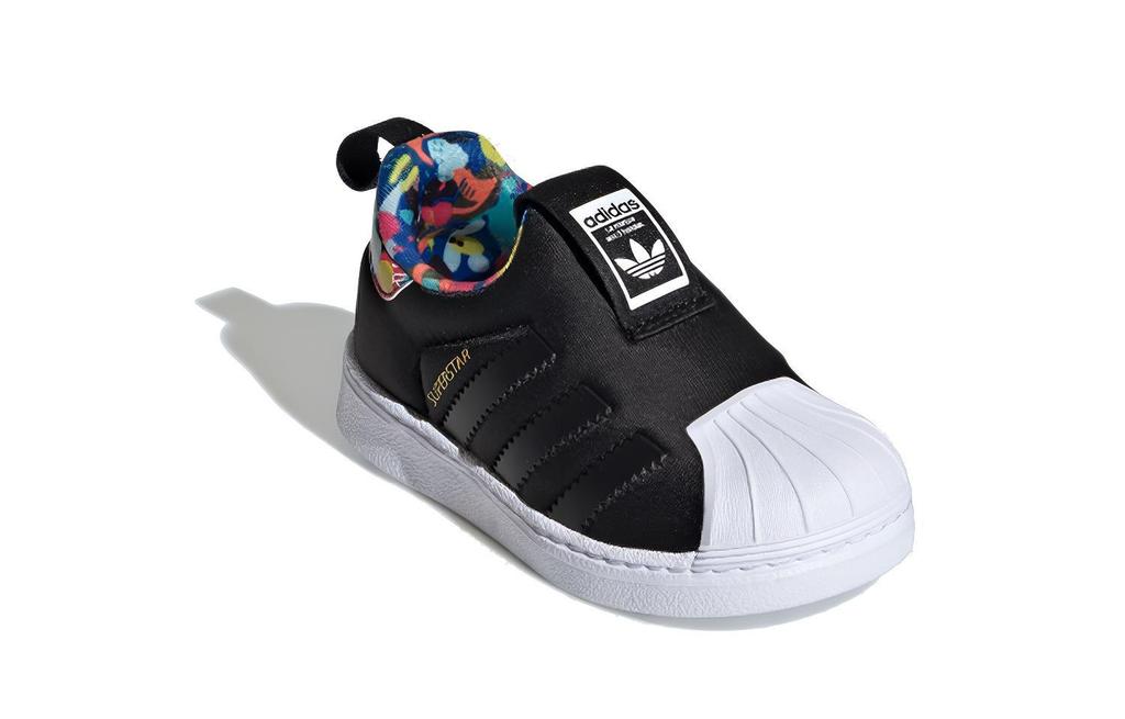 adidas Originals SUPERSTAR 360 Abriebfest Atmungsaktiv Niedrig geschnitten Baby- und Kleinkindschuhe Schwarz Kleinkind EE6276