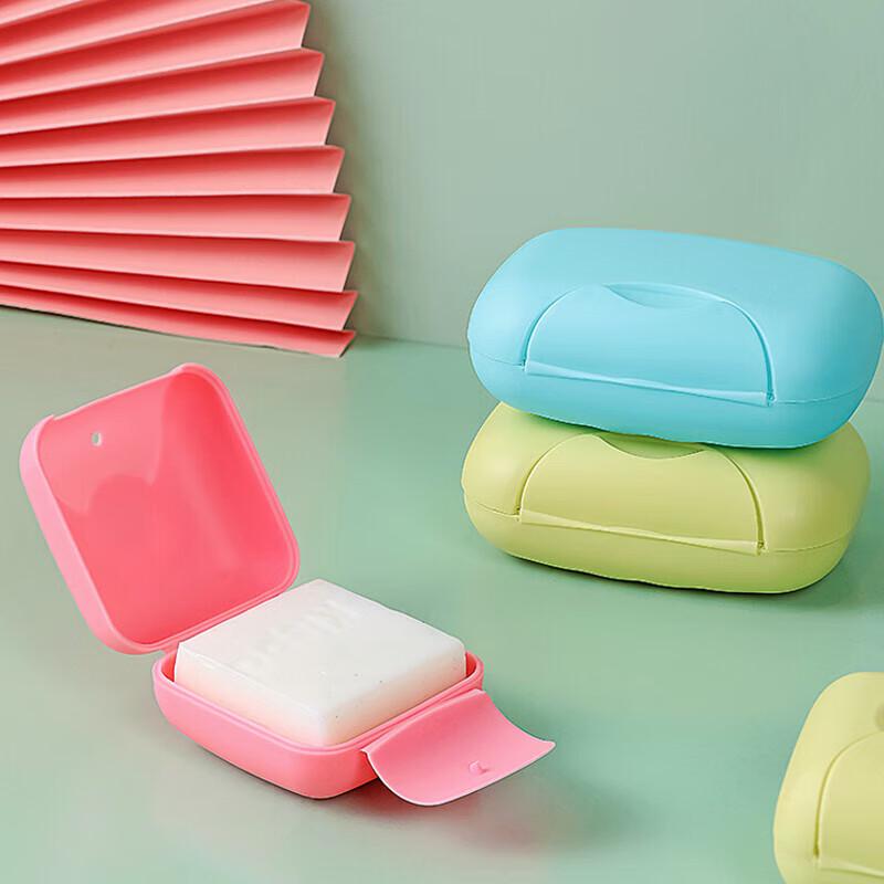 JAJALIN Portable Travel Soap Box with Lid (2-Pack)