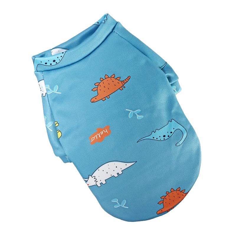 Suéter de Pelúcia com Estampa de Desenho Animado para Animais de Estimação de Duas Pernas para Cães e Gatos - Primavera ao Inverno