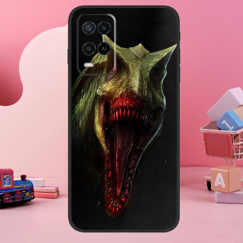 Dragon Dinosaurs Case For Oppo A18 A38 A58 A78 A98 A74 A54 A94 A80 A60 A40 A96 A76 A16 A15 A17 A57 A77 A5 Pro