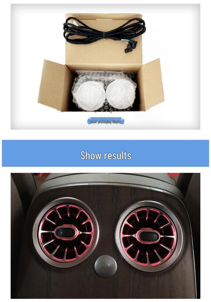 Mercedes E-Class W213 (2016-2023) Turbine Air Vent Ambient Light & Tweeter Upgrade
