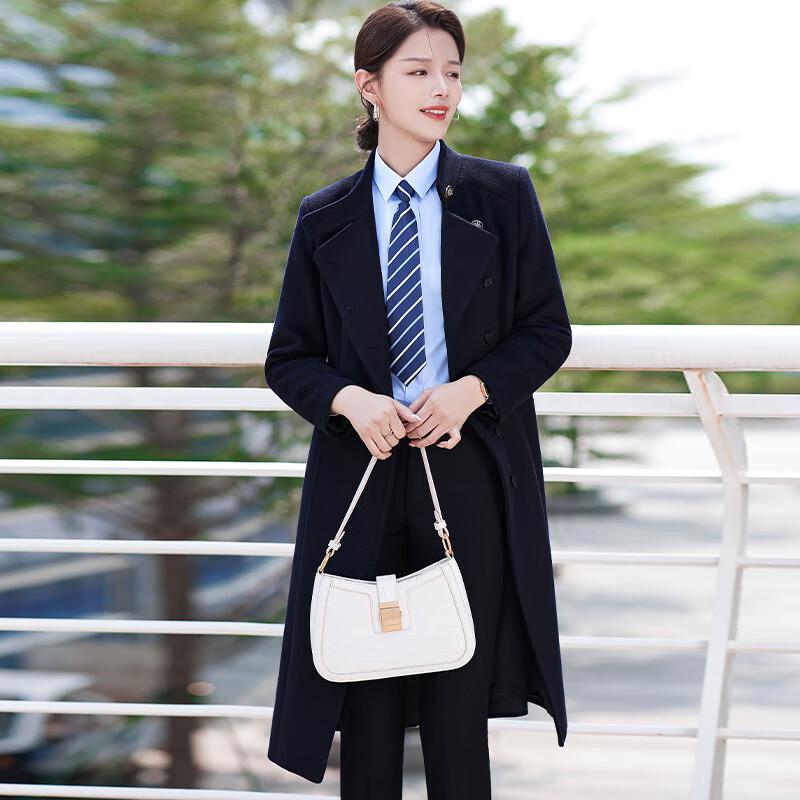 Cappotto medio da donna Terman, in misto lana, ideale per un look professionale.